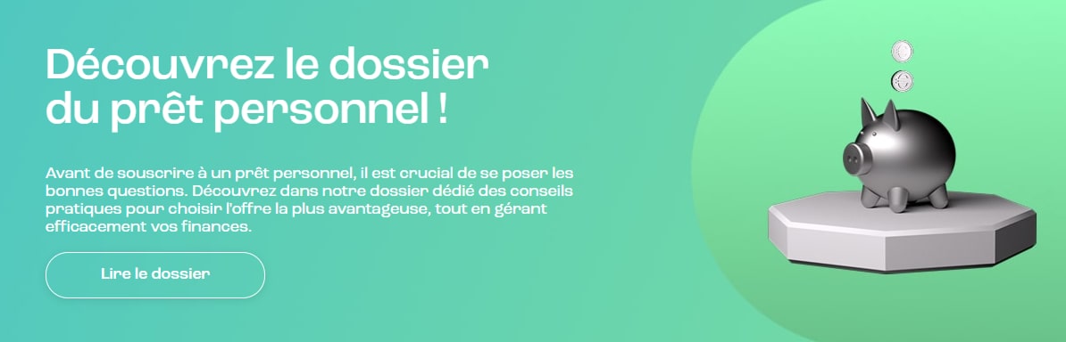 dossier prêt personnel 2025